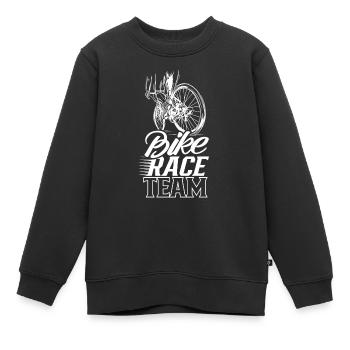 Radrennen Team Wettrennen Fahrrad Radrennfahrer - Kinder Premium Organic Sweatshirt - Schwarz - Vorne - AI Model Kid Female (0cm)