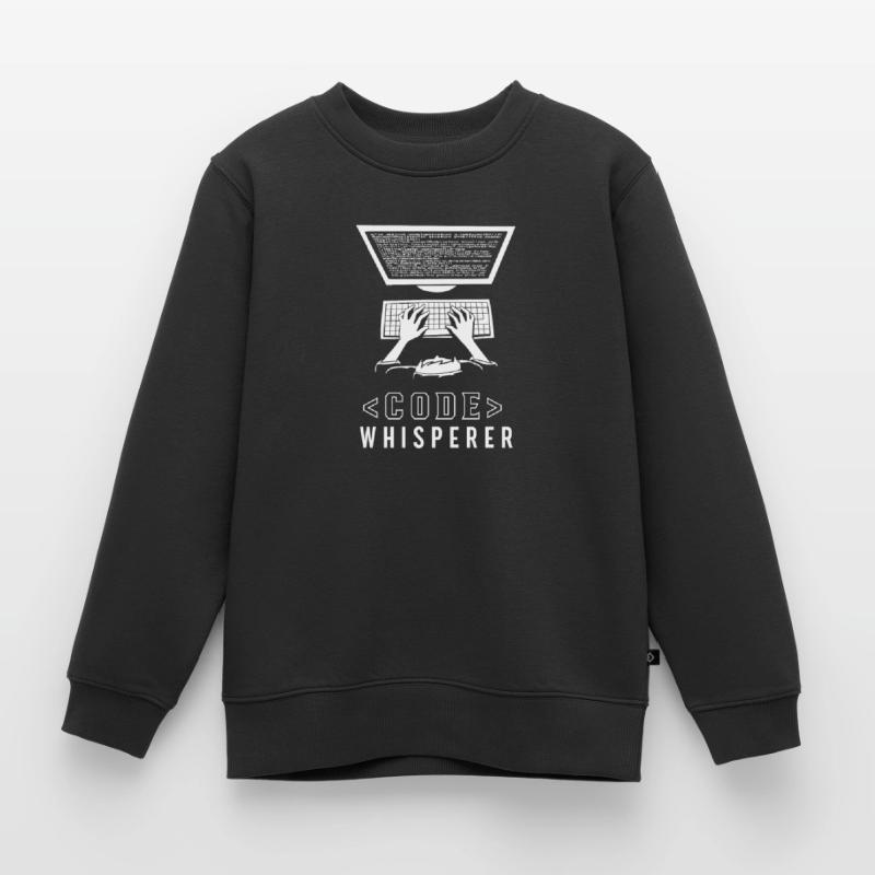 Code Flüsterer Programmierer Coding Coder Kinder Premium Organic Sweatshirt