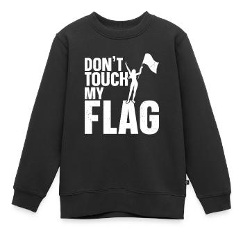 Protection des couleurs - Sweat Premium enfant bio - noir - Devant - AI Model Kid Female (0cm)