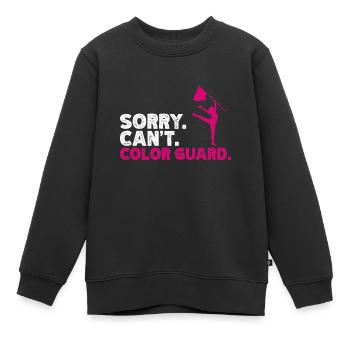 Protection des couleurs - Sweat Premium enfant bio - noir - Devant - AI Model Kid Female (0cm)