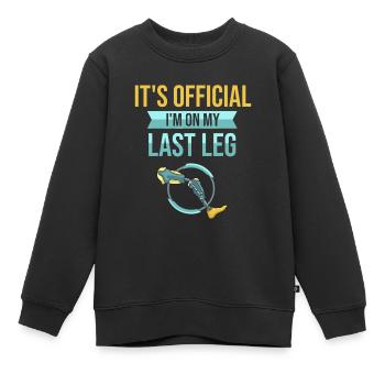 Leg Prosthetic Leg Amputation Amputeeleg amputeele - Kids Premium Organic Sweatshirt - black - Front - AI Model Kid Female (0cm)