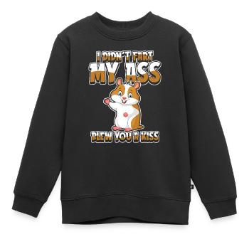 Hamster Golden Hamster - Kids Premium Organic Sweatshirt - black - Front - AI Model Kid Female (0cm)