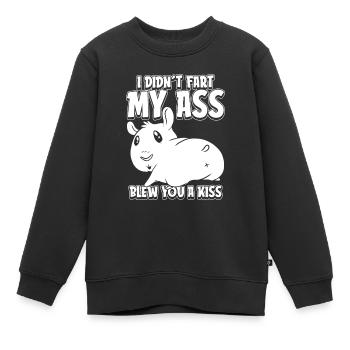Hamster Golden Hamster - Kids Premium Organic Sweatshirt - black - Front - AI Model Kid Female (0cm)