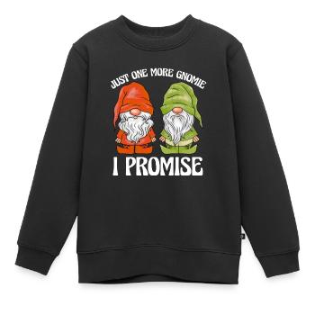 Nains de jardin Nains de jardin Un nain de plus - Sweat Premium enfant bio - noir - Devant - AI Model Kid Female (0cm)