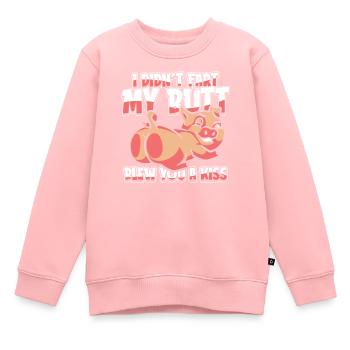 Éleveur de porcs - Sweat Premium enfant bio - rose - Devant - AI Model Kid Female (0cm)