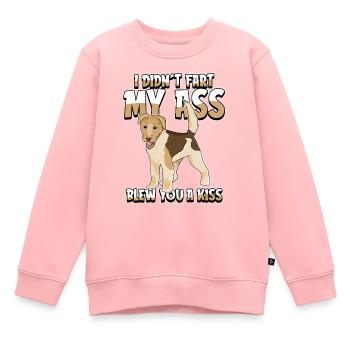 Terrier de blé - Sweat Premium enfant bio - rose - Devant - AI Model Kid Female (0cm)