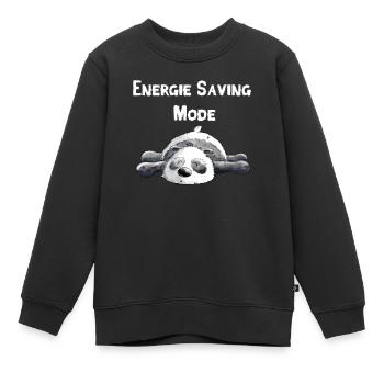Rêver d’un panda - Sweat Premium enfant bio - noir - Devant - AI Model Kid Female (0cm)
