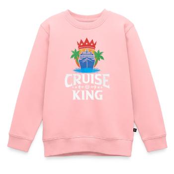 Croisière - Sweat Premium enfant bio - rose - Devant - AI Model Kid Female (0cm)