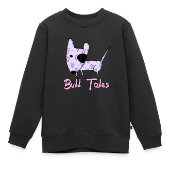 Pit Bull, American Staff by Ahapix - Kids Premium Organic Sweatshirt - black - Front - AI Model Kid Female (0cm)