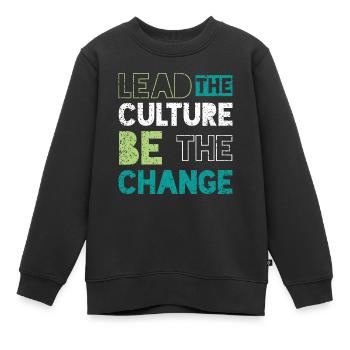 Earth Day Zitate Save Nature Oceans Day - Kinder Premium Organic Sweatshirt - Schwarz - Vorne - AI Model Kid Female (0cm)