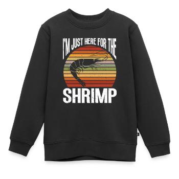 Cadeau amateur de fruits de mer fruits de mer - Sweat Premium enfant bio - noir - Devant - AI Model Kid Female (0cm)