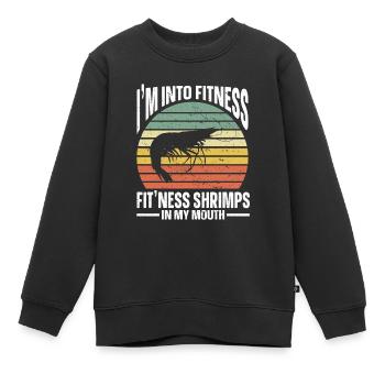 Cadeau amateur de fruits de mer fruits de mer - Sweat Premium enfant bio - noir - Devant - AI Model Kid Female (0cm)