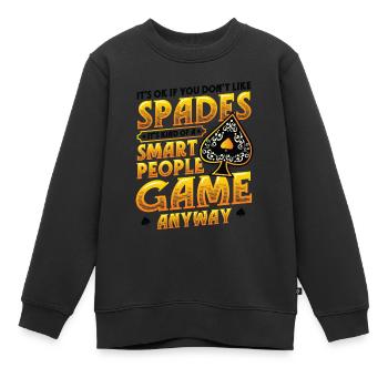 Es Ist In Ordnung, Wenn Du Pik Nicht Magst - Kinder Premium Organic Sweatshirt - Schwarz - Vorne - AI Model Kid Female (0cm)