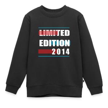 Limited Edition 2014 - Kinder Premium Organic Sweatshirt - Schwarz - Vorne - AI Model Kid Female (0cm)
