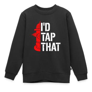 OMG Zeigefinger - Stepptanz Stepptänzer Tap D - Kinder Premium Organic Sweatshirt - Schwarz - Vorne - AI Model Kid Female (0cm)