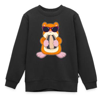 Hamster Samen - Kinder Premium Organic Sweatshirt - Schwarz - Vorne - AI Model Kid Female (0cm)