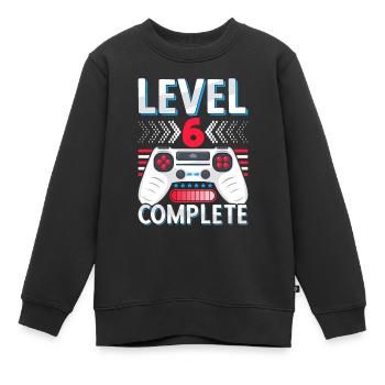 6. Klasse abgeschlossen Realschule Gymnasium Gamer - Kinder Premium Organic Sweatshirt - Schwarz - Vorne - AI Model Kid Female (0cm)