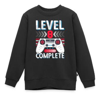 8. Klasse abgeschlossen Realschule Gymnasium Gamer - Kinder Premium Organic Sweatshirt - Schwarz - Vorne - AI Model Kid Female (0cm)