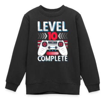 Realschule Abschluss 10 Klasse Realschulabschluss - Kinder Premium Organic Sweatshirt - Schwarz - Vorne - AI Model Kid Female (0cm)