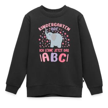Kindergarten Ade Bye Kita Abgänger 2026 Mädchen - Kinder Premium Organic Sweatshirt - Schwarz - Vorne - AI Model Kid Female (0cm)