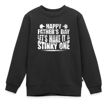 Alles Gute zum Vatertag - Vatertag Furz - Stinkend - Kinder Premium Organic Sweatshirt - Schwarz - Vorne - AI Model Kid Female (0cm)