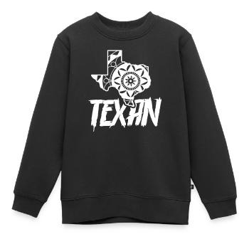 Texaner Sprüche Stolz Texas Texanisch - Kinder Premium Organic Sweatshirt - Schwarz - Vorne - AI Model Kid Female (0cm)