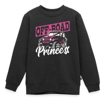 Off-Road Princess Offroading Off-Roading - Kinder Premium Organic Sweatshirt - Schwarz - Vorne - AI Model Kid Female (0cm)