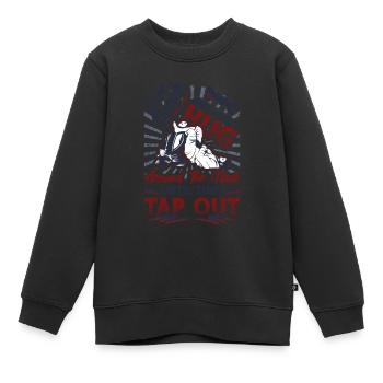Umarmung Um Den Hals, Jiu Jitsu - Kinder Premium Organic Sweatshirt - Schwarz - Vorne - AI Model Kid Female (0cm)