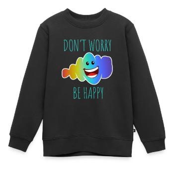 Gleichheit Homosexuell Stolz Regenbogen Retro - Kinder Premium Organic Sweatshirt - Schwarz - Vorne - AI Model Kid Female (0cm)