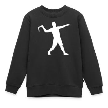 Bumerang Werfen Sportbumerang Werfer Geschenk - Kinder Premium Organic Sweatshirt - Schwarz - Vorne - AI Model Kid Female (0cm)
