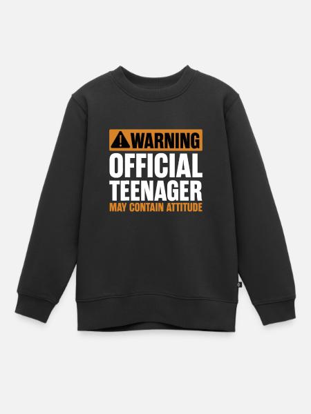 13 Anniversaire Officiel Adolescent Garçon 13 ans Math 13ème B - Sweatshirt Premium barn ekologisk - svart