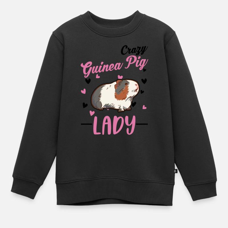 Cochon d’Inde Mme Cochon d’Inde - Sweat Premium enfant bio - noir