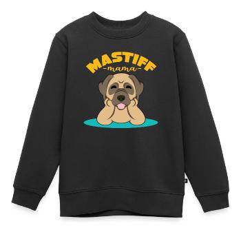 Mâtin - Sweat Premium enfant bio - noir - Devant - AI Model Kid Female (0cm)