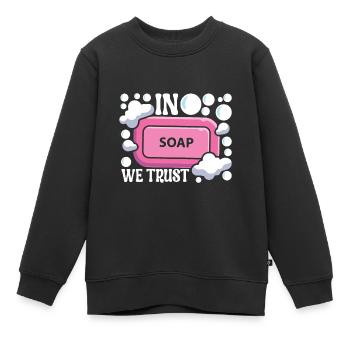 Seifenmacher Seife Machen - Kinder Premium Organic Sweatshirt - Schwarz - Vorne - AI Model Kid Female (0cm)