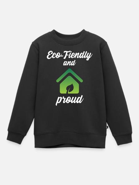 Respectueux de l’environnement et fier - Sweat Premium enfant bio - noir