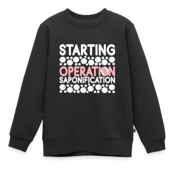 Seifenmacher Seife Machen - Kinder Premium Organic Sweatshirt - Schwarz - Vorne - AI Model Kid Female (0cm)