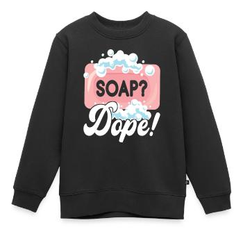 Seifenmacher Seife Machen - Kinder Premium Organic Sweatshirt - Schwarz - Vorne - AI Model Kid Female (0cm)