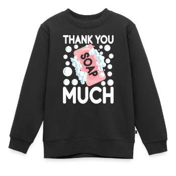 Seifenmacher Seife Machen - Kinder Premium Organic Sweatshirt - Schwarz - Vorne - AI Model Kid Female (0cm)
