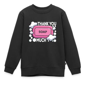 Seifenmacher Seife Machen - Kinder Premium Organic Sweatshirt - Schwarz - Vorne - AI Model Kid Female (0cm)