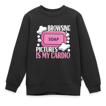 Seifenmacher Seife Machen - Kinder Premium Organic Sweatshirt - Schwarz - Vorne - AI Model Kid Female (0cm)