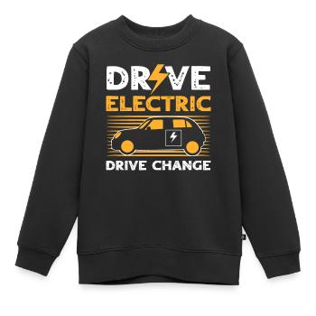 Erneuerbare Energie Erneuerbare Energie Big Fan - Kinder Premium Organic Sweatshirt - Schwarz - Vorne - AI Model Kid Female (0cm)