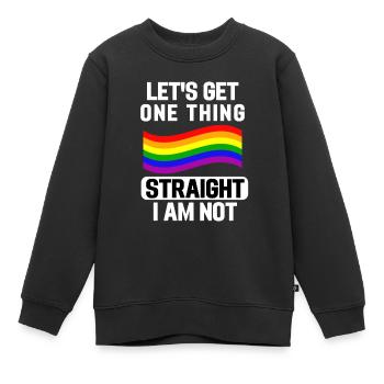 LGBTQ Gay Pride Month Lustiges Geschenk LGBT - Kinder Premium Organic Sweatshirt - Schwarz - Vorne - AI Model Kid Female (0cm)