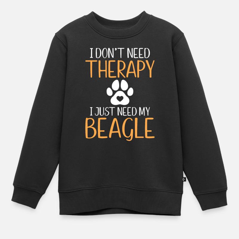 Beagle Geschenk Beagle Besitzer - Kinder Premium Organic Sweatshirt - Schwarz
