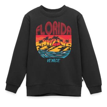 Venice Florida Vacation Ocean Beach Surfen - Kinder Premium Organic Sweatshirt - Schwarz - Vorne - AI Model Kid Female (0cm)