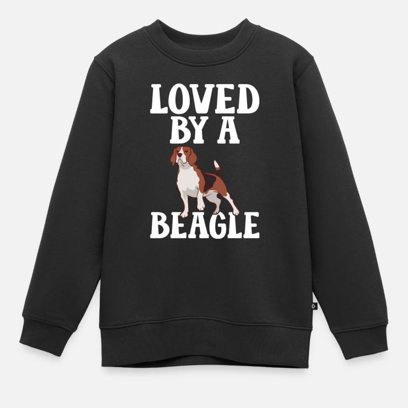 Beagle Cadeau Beagle Propriétaire - Sweat Premium enfant bio - noir