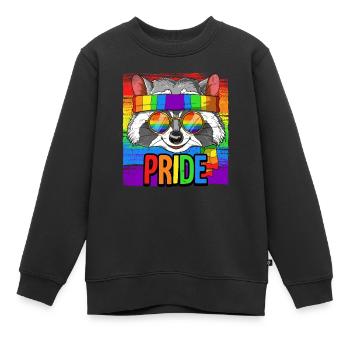 Pride LGBTQ Christopher Street Day Kostüm Pride - Kinder Premium Organic Sweatshirt - Schwarz - Vorne - AI Model Kid Female (0cm)