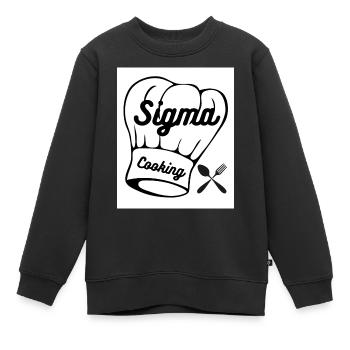 Sigma-Design - Kinder Premium Organic Sweatshirt - Schwarz - Vorne - AI Model Kid Female (0cm)