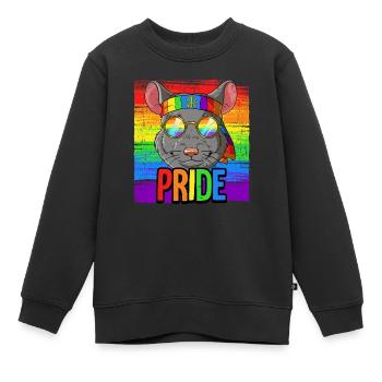 Pride LGBTQ Christopher Street Day Kostüm Pride - Kinder Premium Organic Sweatshirt - Schwarz - Vorne - AI Model Kid Female (0cm)