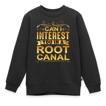 Puis-je vous intéresser à un traitement de canal - Sweat Premium enfant bio - noir - Devant - AI Model Kid Female (0cm)