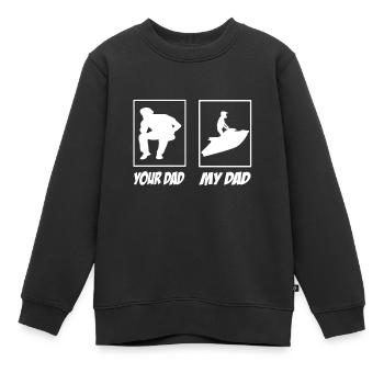 Jetski - Kinder Premium Organic Sweatshirt - Schwarz - Vorne - AI Model Kid Female (0cm)
